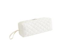 Organisateur de pour sèche-Cheveux avec, Beige | Plusieurs sections intérieures, fermeture à glissière, tissu en polyester pour un emballage organisé et un