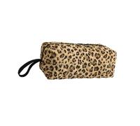 Organisateur de pour sèche-Cheveux avec, Leopard Print | Plusieurs sections intérieures, fermeture à glissière, tissu en polyester pour un emballage organisé et un