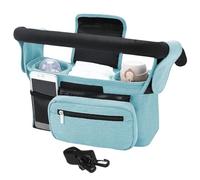 Organisateur de poussette avec porte-gobelet, organisateur de poussette pour bébé - Sac de poussette pour bébé de grande capacité Attache de sac de poussette | Sac à couches pour poussette, pochette p