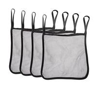 Organisateur de Poussette Bébé, 4 Pièces avec Sac de Transport en Filet, Noir, Matériau Oxford, Universel, Installation Facile