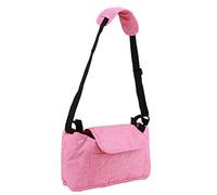Organisateur de poussette de bébé, sac de suspension de poussette confortable et durable, léger et pratique, pour(Flax powder bag (free shoulder strap))