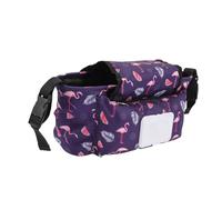 Organisateur de Poussette Grande Capacité, Maman Rose Oxford | Installation Facile, Rangement Ordonné, Maintien Sécurisé des Bouteilles et Gobelets, Usage Mobile
