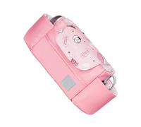 Organisateur de Poussette Imperméable Rose, Grosse Capacité, Oxford | Bandes Antidérapantes pour Stabilité, Garde les Accessoires Accessibles, Rangement Ordonné, pour Nouvelle Maman