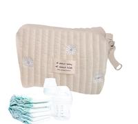 Organisateur de poussette - Organiseur de poussette - Sac de poussette Momcozy - Accessoires pour bébé - Avec poche zippée - Multifonctionnel - Grand espace de rangement, A, Consulte la descripción