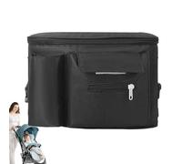 Organisateur de Poussette | Range-Tétines de Poussette avec Compartiment à Boissons - Rangement Imperméable Ajustement Parfait pour Bébé, Enfant et Parents