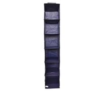 Organisateur de Rangement 30 x 30 x 120 cm avec 6 tablettes et Rangement Rangement Rangement pour vêtements de t-Shirts, Chaussures, Sacs - Bleu - House Collection