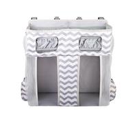 Organisateur de rangement de chevet | Poches de pépinière Stacker | Baby Bedside Pockets Organisateur Sacs de pépinière | Sac à couches d'Oxford pour le bavoir des lingettes de bouteille de lait et de