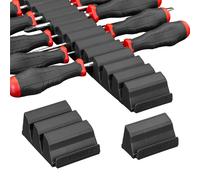 Ernst Manufacturing Screwdriver Pro - Organisateur de tournevis modulaire pour 26 outils avec base antidérapante, noir, fabriqué aux États-Unis