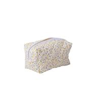 Organisateur de rangement floral matelassé sac de maquillage imprimé fleur grande trousse cosmétique de voyage accessoire de maquillage, Armoire à 3 niveaux 2, Taille unique