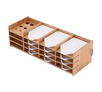 Organisateur de Rangement pour Plateau à Dessin en Strass, Accessoires de Peinture en Bois synthétique Multicouche, Plateau à Outils de Peinture en Strass Facile à Installer avec