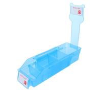 Organisateur de Remède Télescopique à Compartiments Réglables, Bleu | Plastique 48x29x11cm, Séparateurs Indépendants, Usage Maison ou Institution Médicale