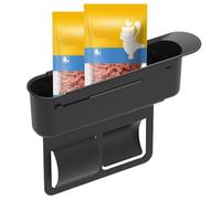 Organisateur de remplissage d'écart - Sac de rangement télescopique pour écart de voiture, sac receveur de fissure de console réglable, remplissage pour écart latéral de siège de voiture, organisateur
