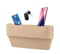 Organisateur de Remplissage d'Espace de Siège de Voiture - Boîte de Rangement Latérale pour Console | Combleur de Fissure de Voiture | avec Trou de Chargement Réservé qui ne Bloque pas la Ceinture