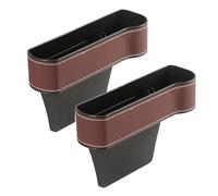 Organisateur De Remplissage D'espace Pour Siège De Voiture - Boîte De Rangement Avec Porte-gobelet | Bouchons D'espacement Pour Siège D'auto | Pour Téléphone Lunettes De SUV Camion Voyage Road