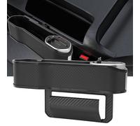 Organisateur De Remplissage LatéRal De Console De SièGe De Voiture, Organisateur De Chargement 2 En 1, BoîTe De Rangement Universelle De Fentes De SièGe, Dc12 à 24v