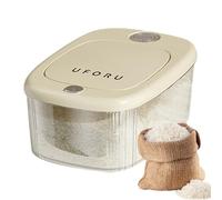 Organisateur de Riz pour Cuisine,Conteneur de Stockage Alimentaire pour Riz Pressé | Système de Distribution Hermétique Multifonctionnel Scellé Sûr pour Aliments pour Organisation