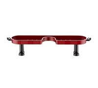 Organisateur de robinet - Plastique PP Extra Large 22x4x4 Pouces | Capacité de drainage debout en U sans installation de forage, Trier les soins de la peau, tenir la brosse à dents | Étagère de