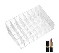 Organisateur De Rouge À Lèvres En Acrylique - Support De Bureau Transparent, Étui De Rangement Pour Brillant À Lèvres Et Tubes, Affichage En Grille 9 24 36 40 | Organisateurs De Maquillage Et De Cosmé