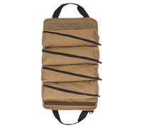Organisateur de Rouleau Organisateur Portable Oxford Tissu de Grande capacité Bagure de Support d'outil de recrue de Grande capacité (Kaki)
