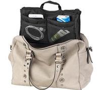 Organisateur de sac à main 26 x 16 x 8 cm à 13 poches - coloris noir Multicolore