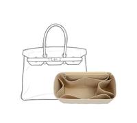 Organisateur de Sac à Main pour Hermes Birkin 25/30/35(Beige,for Birkin30)