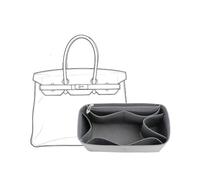 Organisateur de Sac à Main pour Hermes Birkin 25/30/35(Gray,for Birkin35)