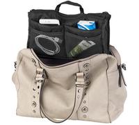 Organisateur de sac à main 26 x 16 x 8 cm à 13 poches - coloris noir [XCase]