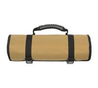 Organisateur de sac à outils à roulettes - 72 x 36 cm, organiseur de sac à outils enroulable, sacs de rangement avec poignée, sacs de rangement pliables imperméables avec grille, beige, 72x36cm, Voir