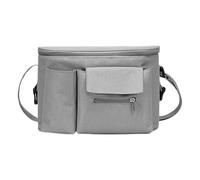 Organisateur de sac de poussette, sac à couches pour poussette - Sac de rangement pour poussette - Rangement pour poussette, caddie pour poussette avec porte-gobelet pour la marche, les voyages, le ca