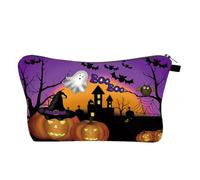 Organisateur de sac de voyage de maquillage, trousse de maquillage gothique, Trousses de maquillage de voyage Halloween, Rangement de sac cosmétique Portable, pochette de maquillage pour pinceau de ma
