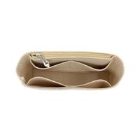 Organisateur de Sac for Sacs Gucci Marmont, Sac de Rangement doublé en Daim, Sac de Rangement, Sac à cosmétiques Portable(BeigeB,S)