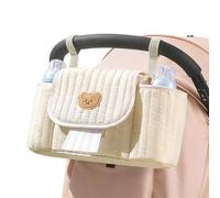 Organisateur De Sac Pour Poussette Sac Avec Ouverture Pour Mouchoirs | Distributeur De Mouchoirs Avec Sangle Réglable Pour Couche Tasse Jouet Téléphone Bouteille Promenade En Plein Air