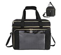 Organisateur de sacs à crochet | Étui organisateur portable pour fournitures de travaux manuels - Grand étui pour ranger la laine à crocheter | pour accessoires aiguilles fil femme adulte