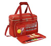 Organisateur de sacs à crochet | Étui organisateur portable pour fournitures de travaux manuels, sac de voyage pour fils à crocheter | pour accessoires aiguilles fil femme adulte
