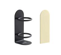 Organisateur de salle de bain mural Étagère moderne en fer recouvert de rouille pour brosses à dents électriques Accessoires de rasoir Distributeur de brosse à dents monté par aspiration