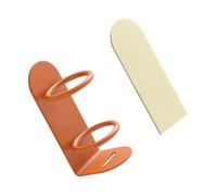 Organisateur de salle de bain mural Étagère moderne en fer recouvert de rouille pour brosses à dents électriques Accessoires de rasoir Distributeur de brosse à dents monté par aspiration