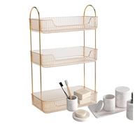 Organisateur De Salle De Bains,Organisateur De Table De Bain | Étagère Organisateur d'angle multi-niveaux pour compteur de parfum - Armoire de luxe étagère de rangement organisateur pa