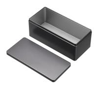 Organisateur de sécurité rectangulaire - Boîte d'économie d'argent en métal avec verrouillage sécurisé et poignée de transport, solution de stockage d'argent durable | Billets de monnaie Pièces de mon