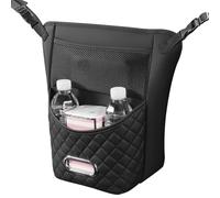 Organisateur de siège arrière de voiture, organisateur de voiture entre les sièges - Rangement de siège avant multipoches - Porte-ourse de voiture pour organisateur de siège passager pour camion, SUV