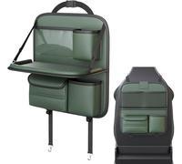 Organisateur de siège d'auto pour Toyota RAV4 / RAV4 Hybrid 2016-2018, Protection de Dossier de Voiture et Organiseur avec Plateau et Poche pour iPad,Green/D