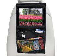 Organisateur de siège de voiture multifonctionnel - Solution de rangement derrière le siège avec support de tablette | Organisateur pratique de siège de passager arrière, parfait pour les voyages en v