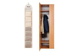 Organisateur de soutien-gorge suspendu - Chaussette avec plusieurs poches | Cintre multifonction, Organisateurs de porte en maille avec tri mural Cintres économisant de l'espace sur la porte