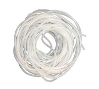 Organisateur de spirale de tuyau d'enroulement, manchon de câble, gaine PE, protection de tube, gestion de faisceau de lignes informatiques 4-30 mm(WHITE,6mm-15M)