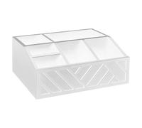 Organisateur De Station De Café - Support De Comptoir En Bois, Rangement Multifonction Pour Dosettes, Boîte De Cuisine Divisée Avec Compartiments Spacieux Et Construction Durable | Configuration De La