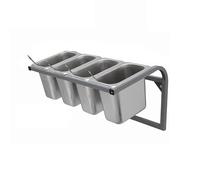 Organisateur de Station de Garniture de Pizza en Acier Inoxydable, Cuisine, Restaurant, Garde-Manger, conteneurs de Buffet muraux, Ensemble de sauces, Fruits,