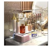 Organisateur de stockage cosmétique Boîte de rangement de maquillage transparente, organisateur de maquillage, organisateur de rangement, présentoir de parfums, organisateur de produits de toilette fo