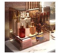 Organisateur de stockage cosmétique Boîte de rangement de maquillage transparente, organisateur de maquillage, organisateur de rangement, présentoir de parfums, organisateur de produits de toilette fo