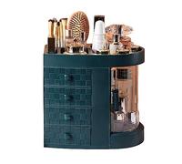 Organisateur de stockage cosmétique Organisateur de maquillage en plastique avec tiroirs, vitrine de parfum et boîte de rangement de cosmétiques, idéal for salle de bain, commode, comptoir Organisateu