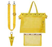 Organisateur De Stockage De Fil - Pochette Transparente En Maille Transparente De Grande Capacité | Sacs De Rangement | Projet De Crochet Pour L'extérieur, L'école, Petite Amie, Épouse, Amie, Sœur, Fi