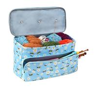 Organisateur de stockage de fil, sac de fil et fourre-tout au crochet | Organisateur de fil léger avec trou de sortie de fil - Étui de rangement et support de fil avec poignée de transport renforcée p